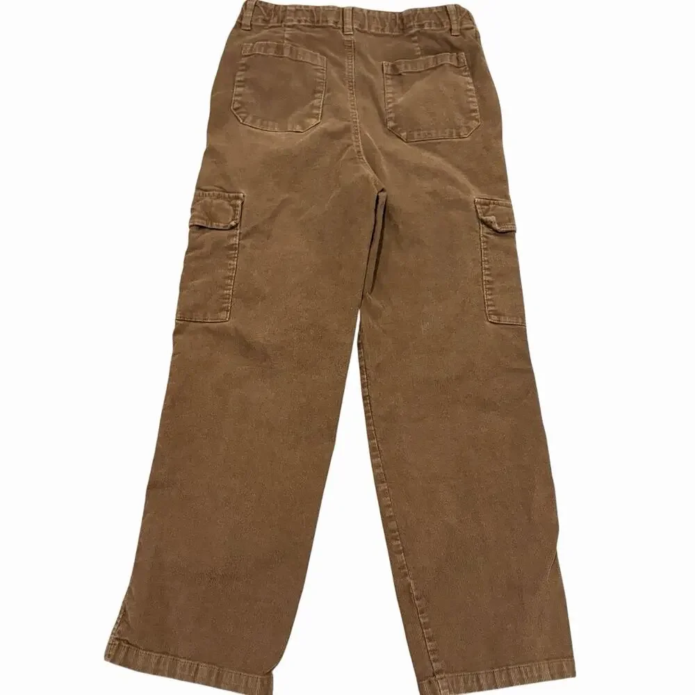Boys Pants Size XL 14-16 Old Navy Brown Corduroy, Green Camouflage